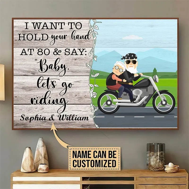 Love Biker Poster