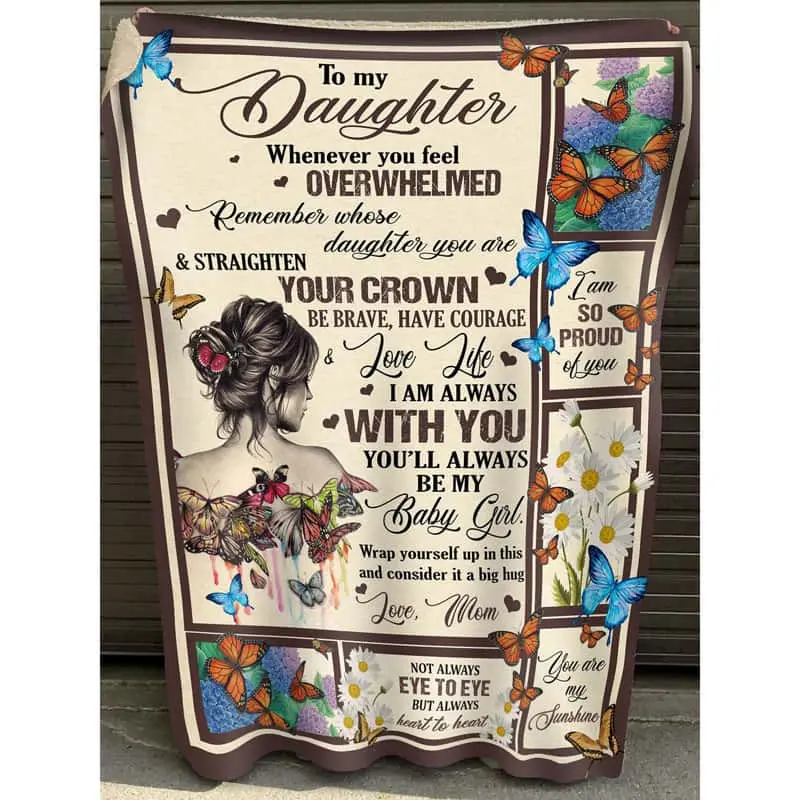 To My Daughter Blanket