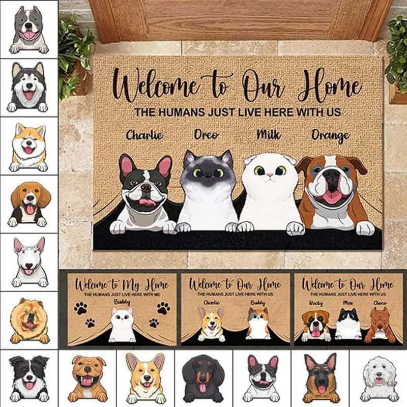 Cat Dog Doormat