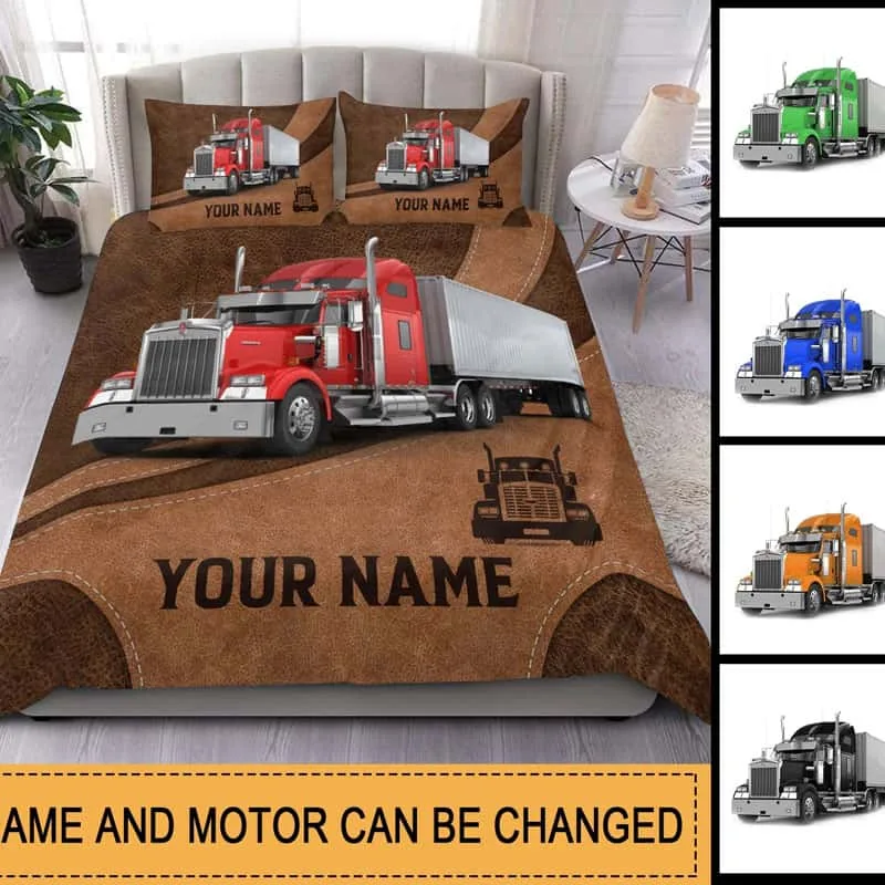 Trucker Bedding Set Blanket