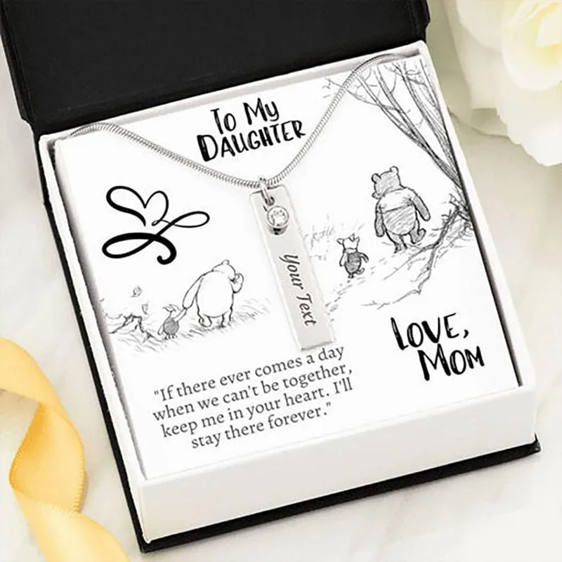 Winnie the Pooh Daughter Love Necklace